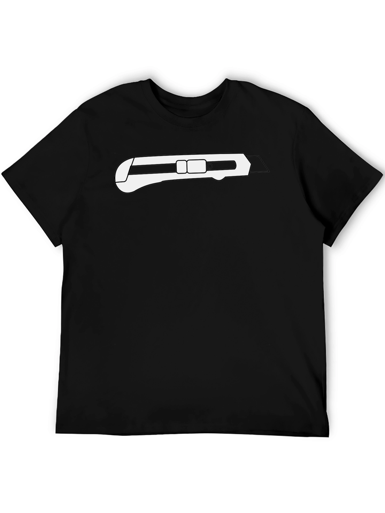Utility Knife Graphic Tee - Modern Edgy Style