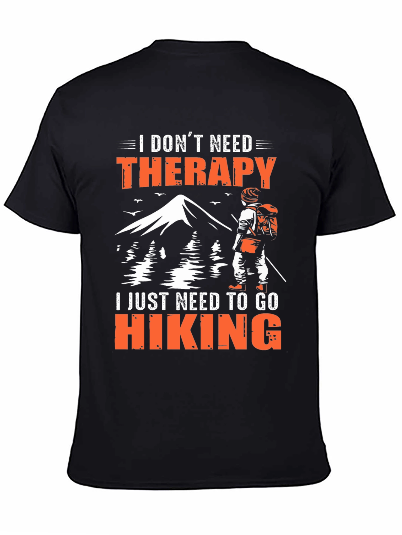 Hiking Therapy Graphic T-Shirt