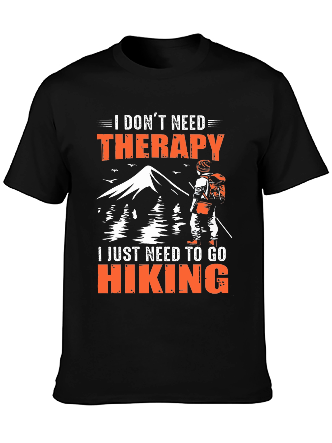 Hiking Therapy Graphic T-Shirt