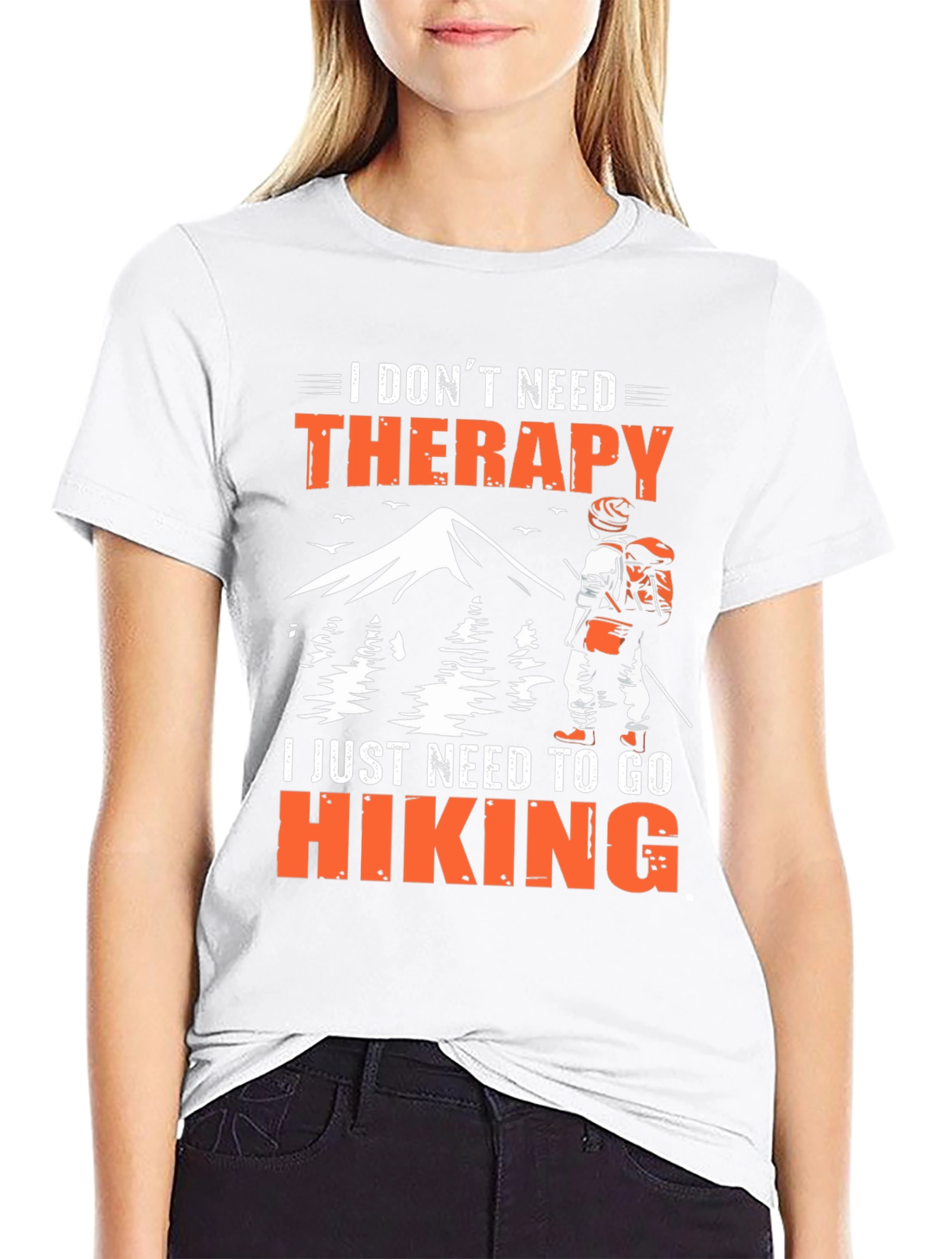 Hiking Therapy Graphic T-Shirt