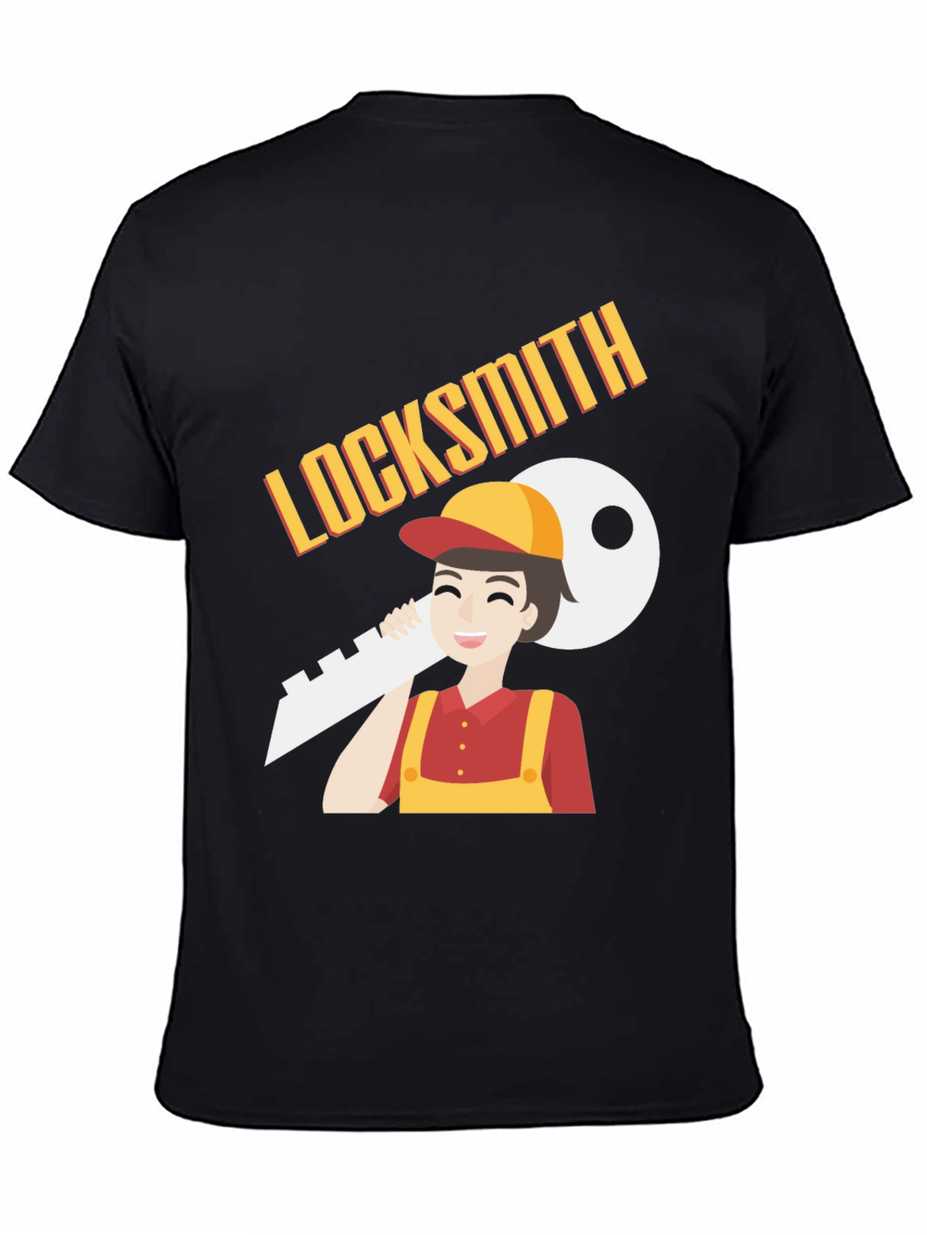 Locksmith Cartoon Graphic T-Shirt