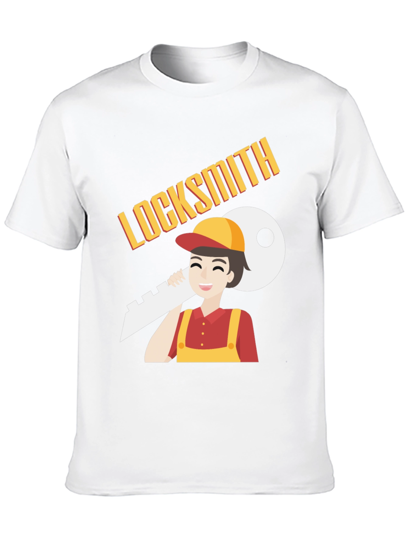 Locksmith Cartoon Graphic T-Shirt