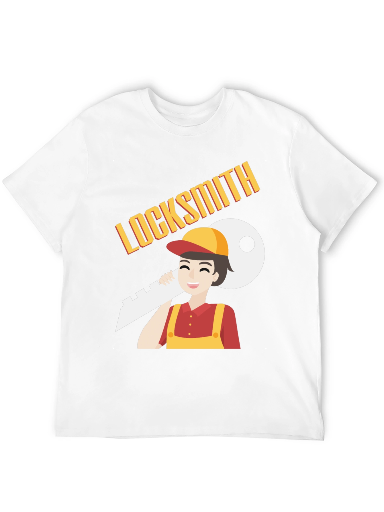 Locksmith Cartoon Graphic T-Shirt