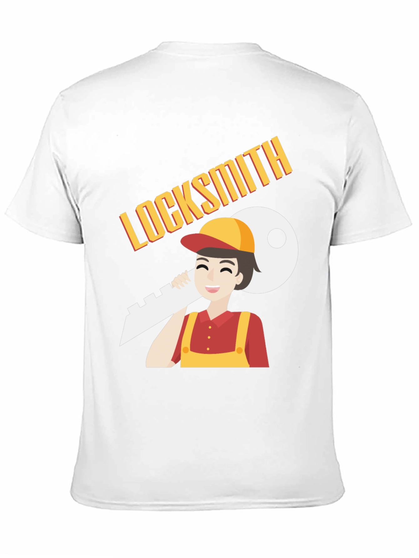 Locksmith Cartoon Graphic T-Shirt