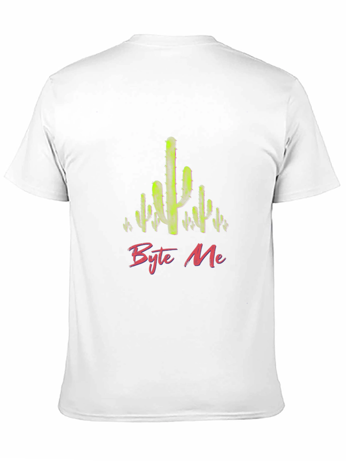 Byte Me Cactus Graphic T-Shirt