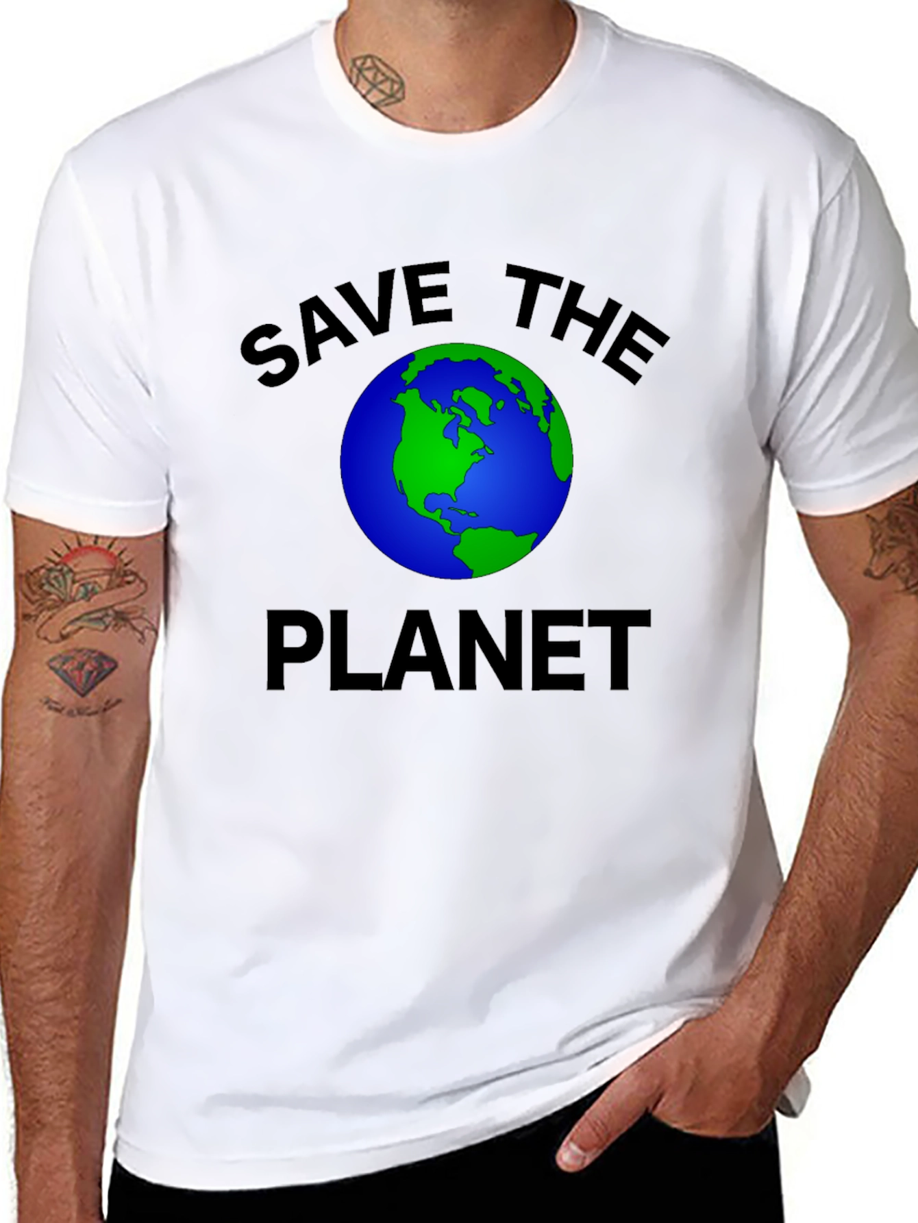 Save the Planet Graphic Tee - Earth Awareness T-Shirt