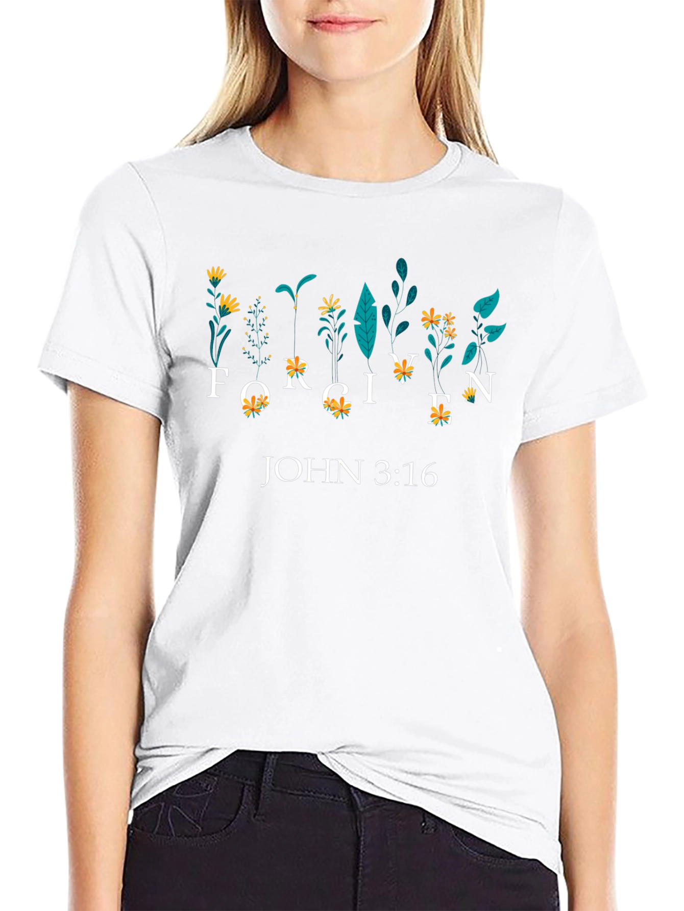 Forgiven John 3:16 Graphic Tee