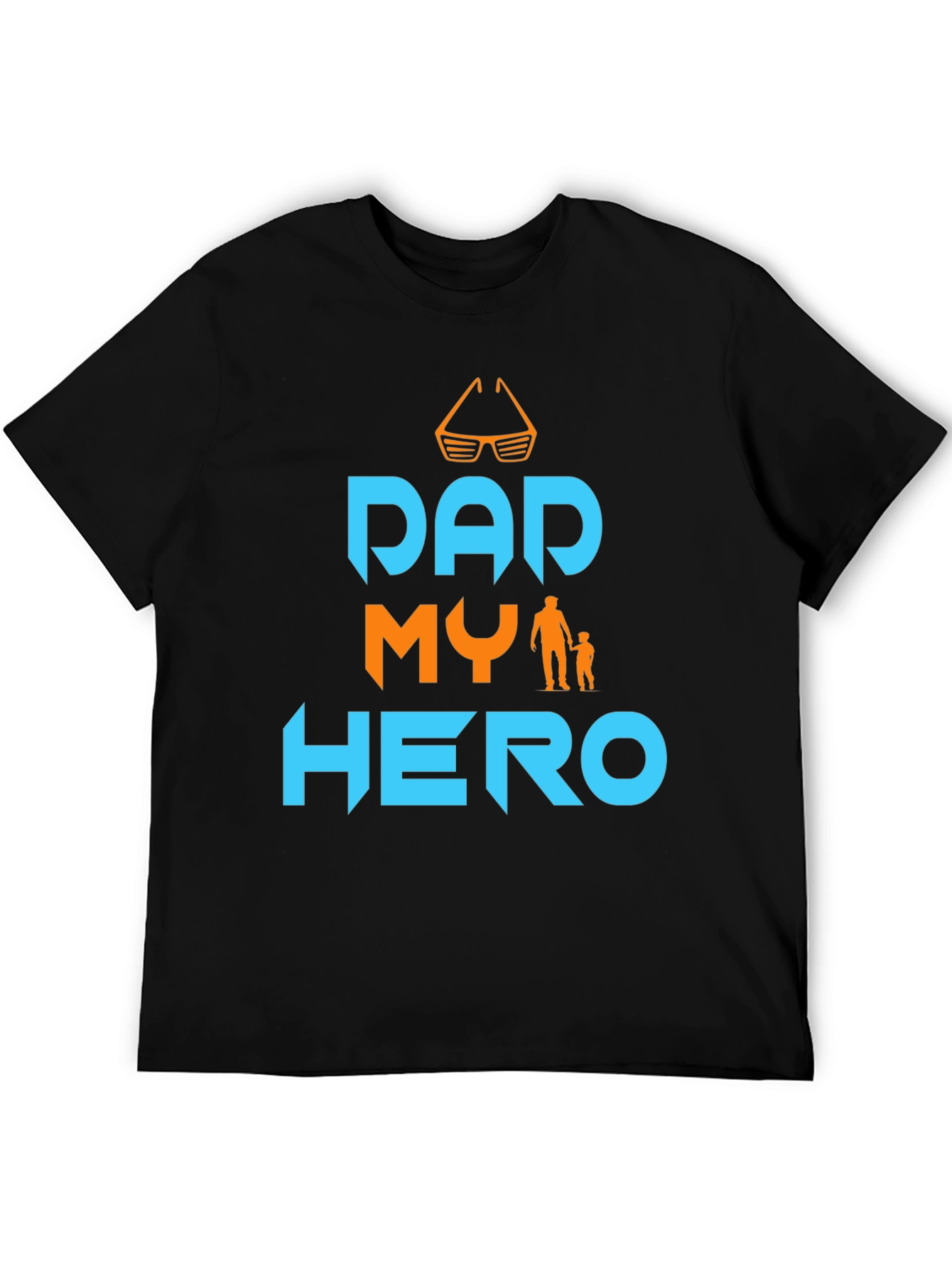 Dad My Hero Graphic Tee - Fathers Day T-Shirt