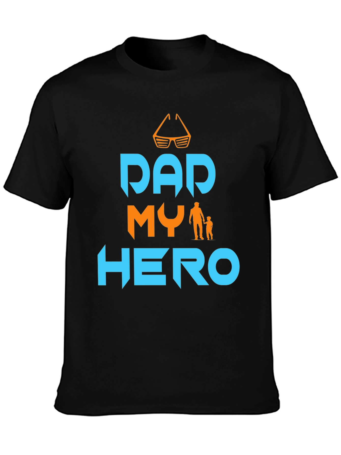 Dad My Hero Graphic Tee - Fathers Day T-Shirt