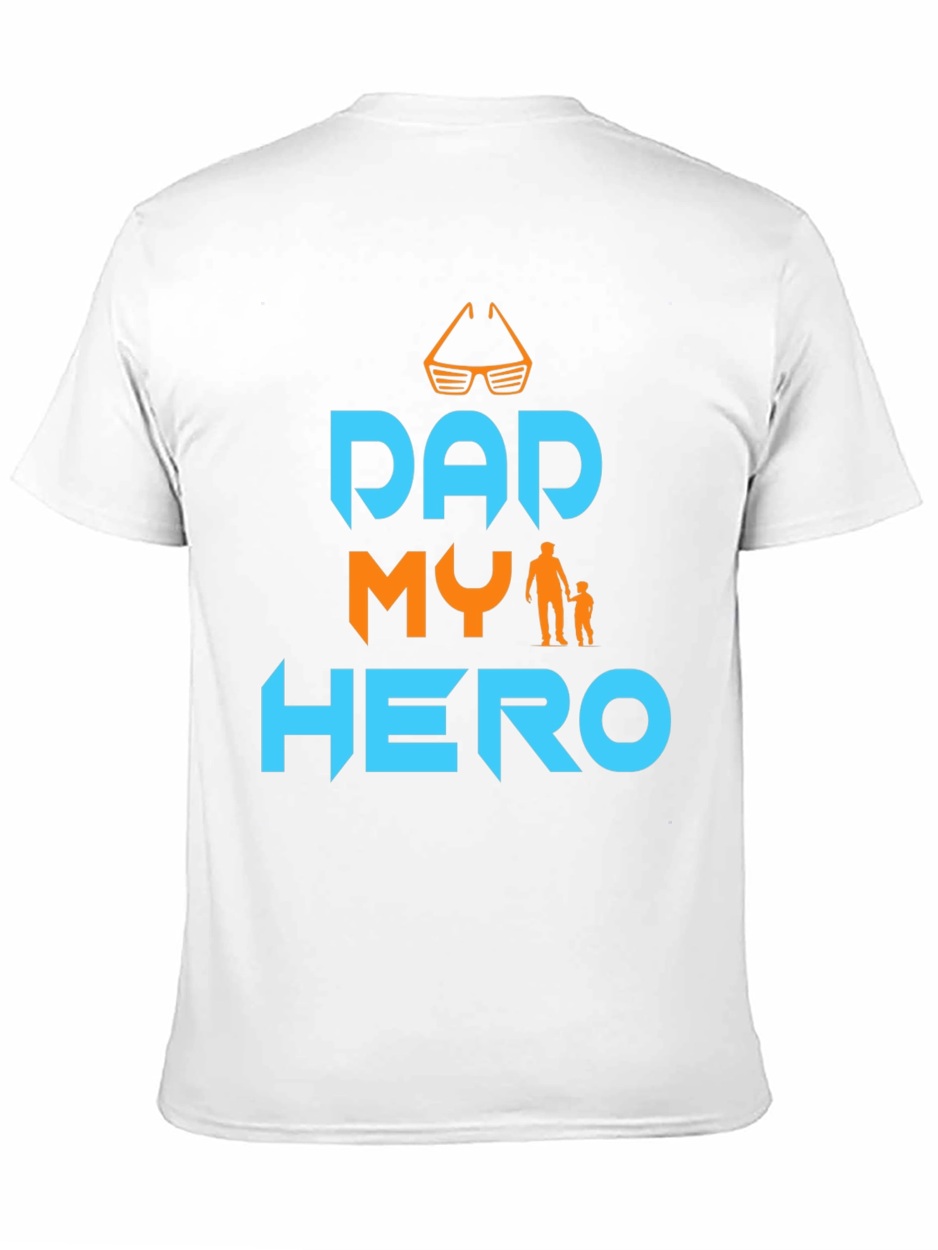 Dad My Hero Graphic Tee - Fathers Day T-Shirt