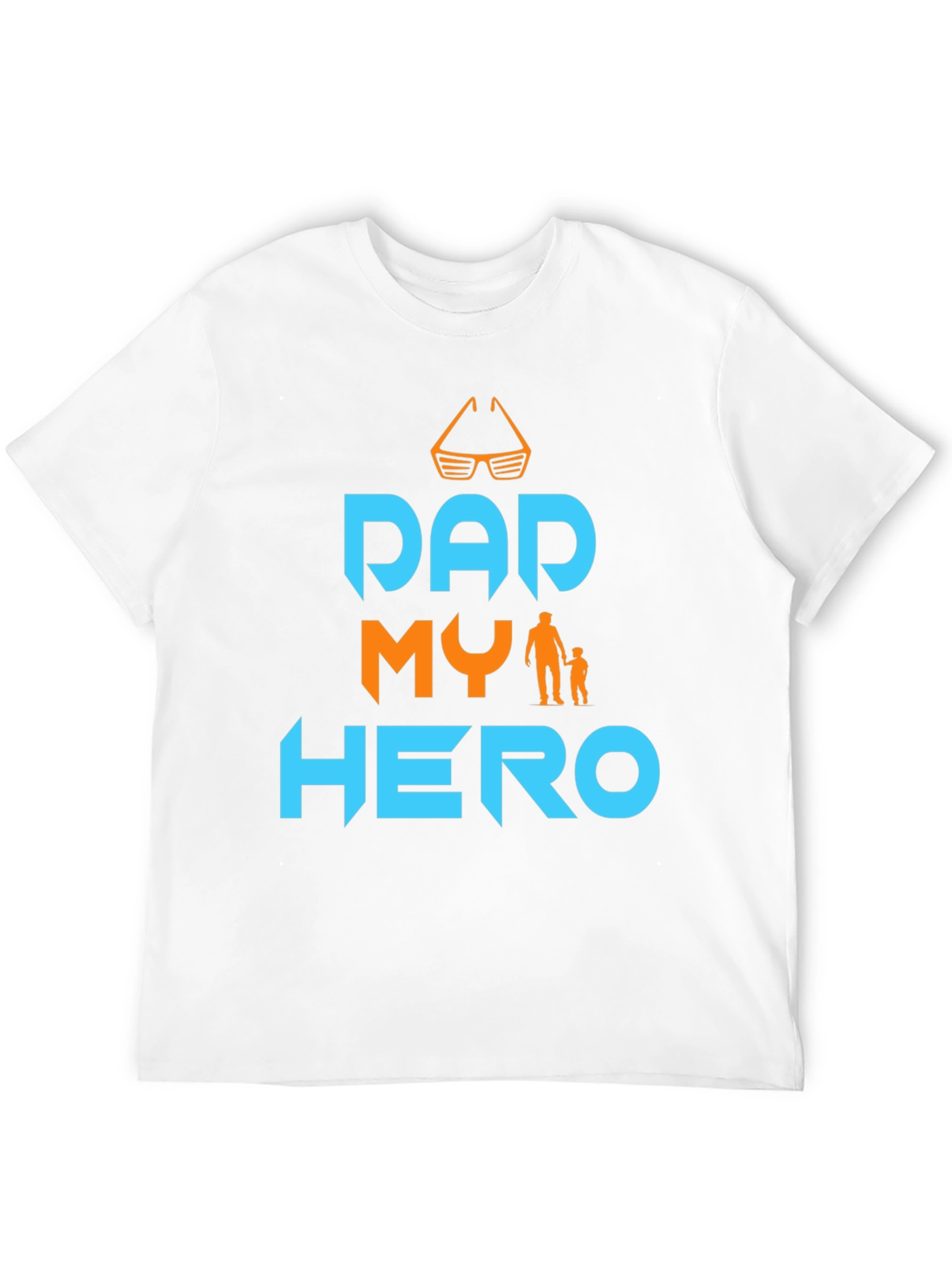 Dad My Hero Graphic Tee - Fathers Day T-Shirt
