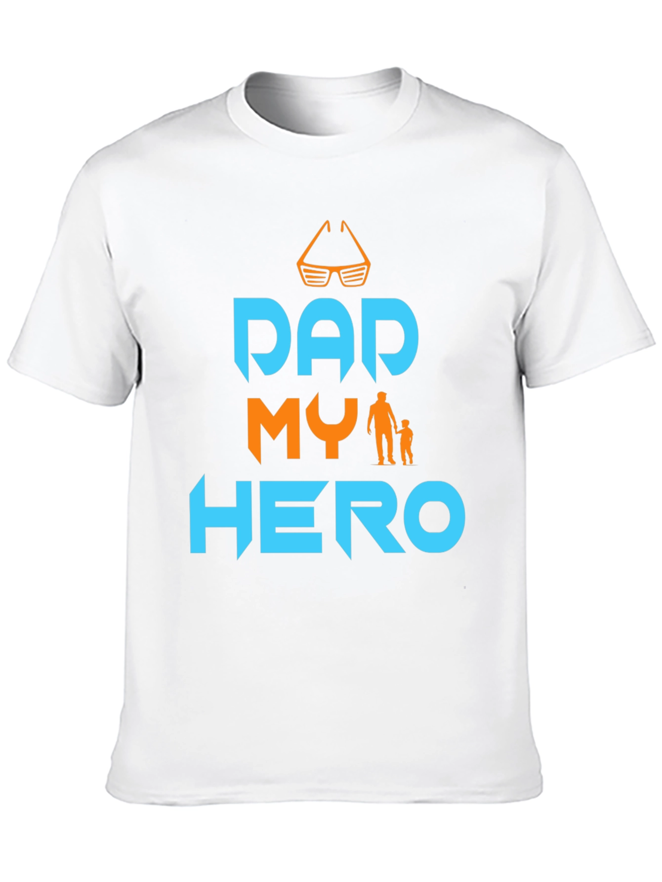 Dad My Hero Graphic Tee - Fathers Day T-Shirt