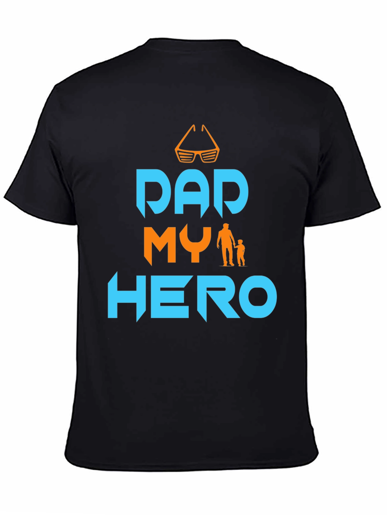 Dad My Hero Graphic Tee - Fathers Day T-Shirt