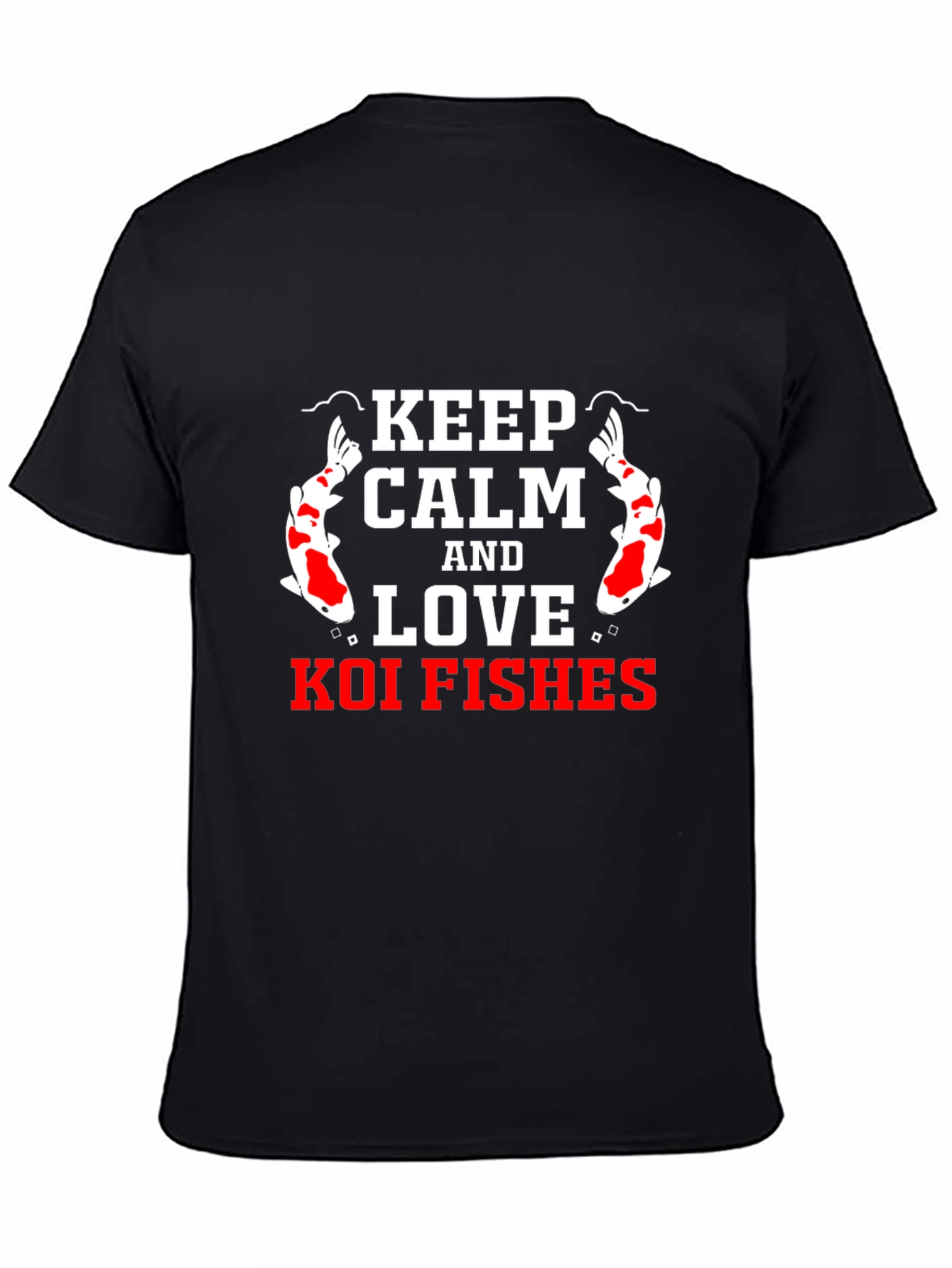 Keep Calm and Love Koi Fishes Graphic T-Shirt