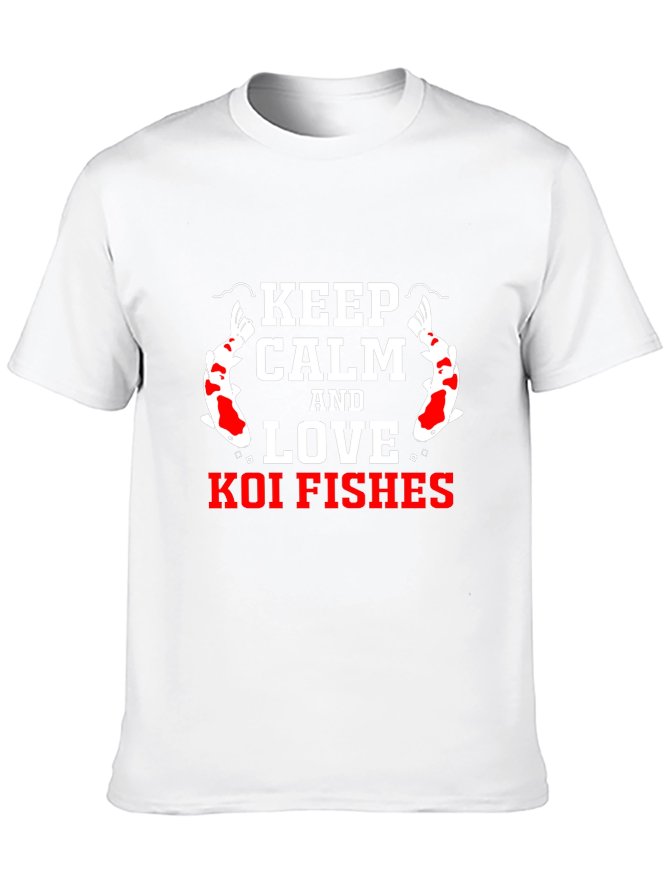 Keep Calm and Love Koi Fishes Graphic T-Shirt