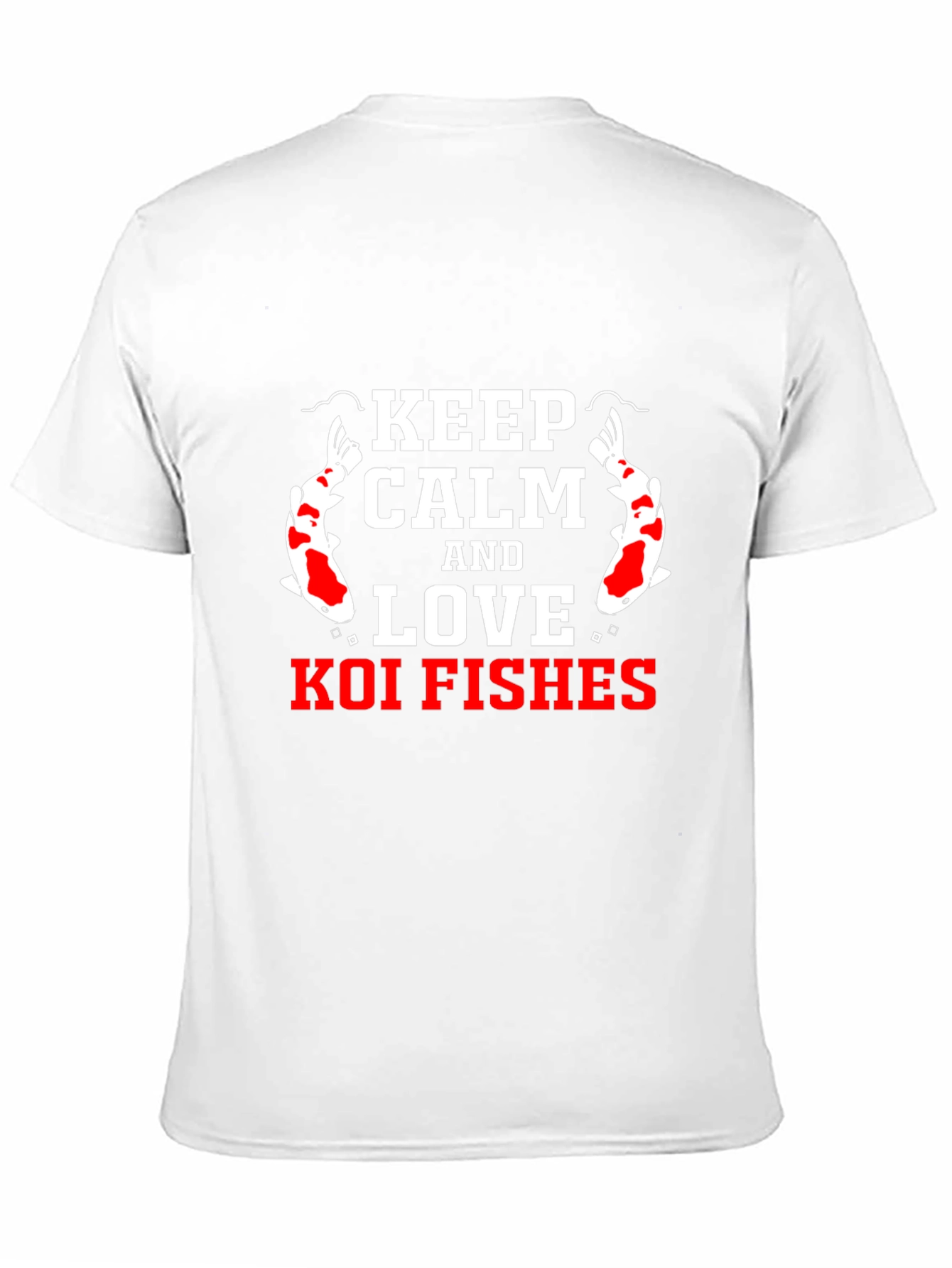 Keep Calm and Love Koi Fishes Graphic T-Shirt