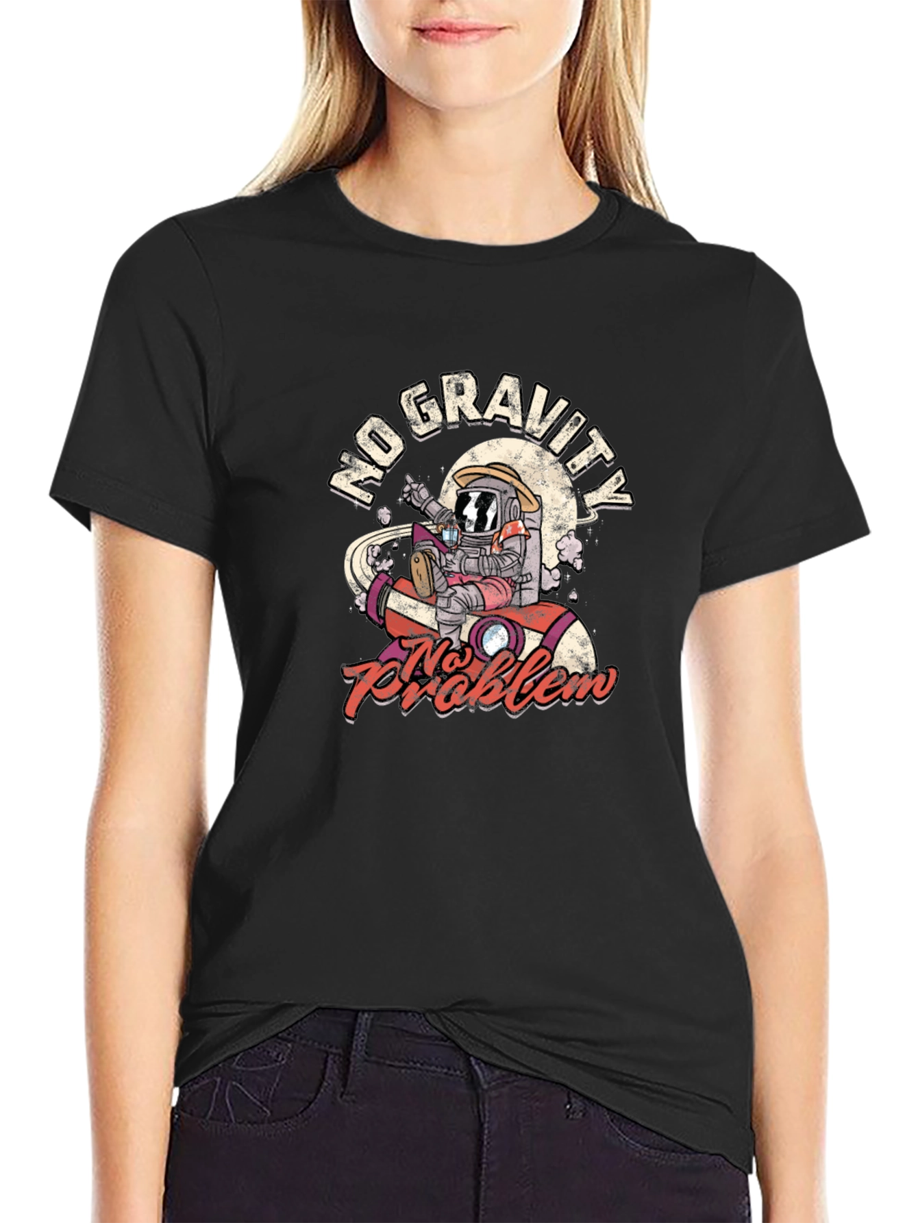 No Gravity No Problem Graphic T-Shirt