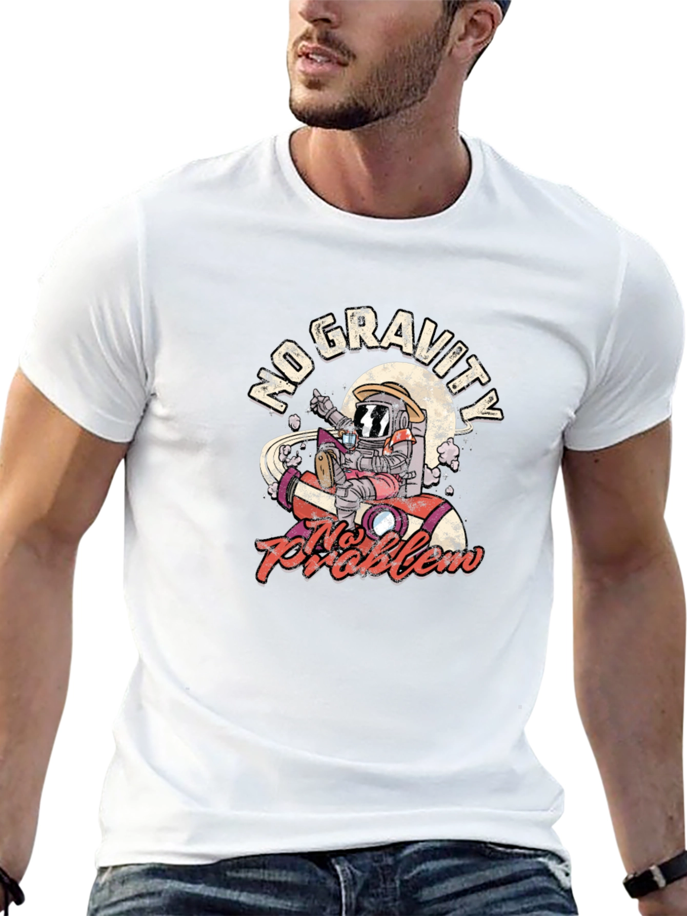 No Gravity No Problem Graphic T-Shirt