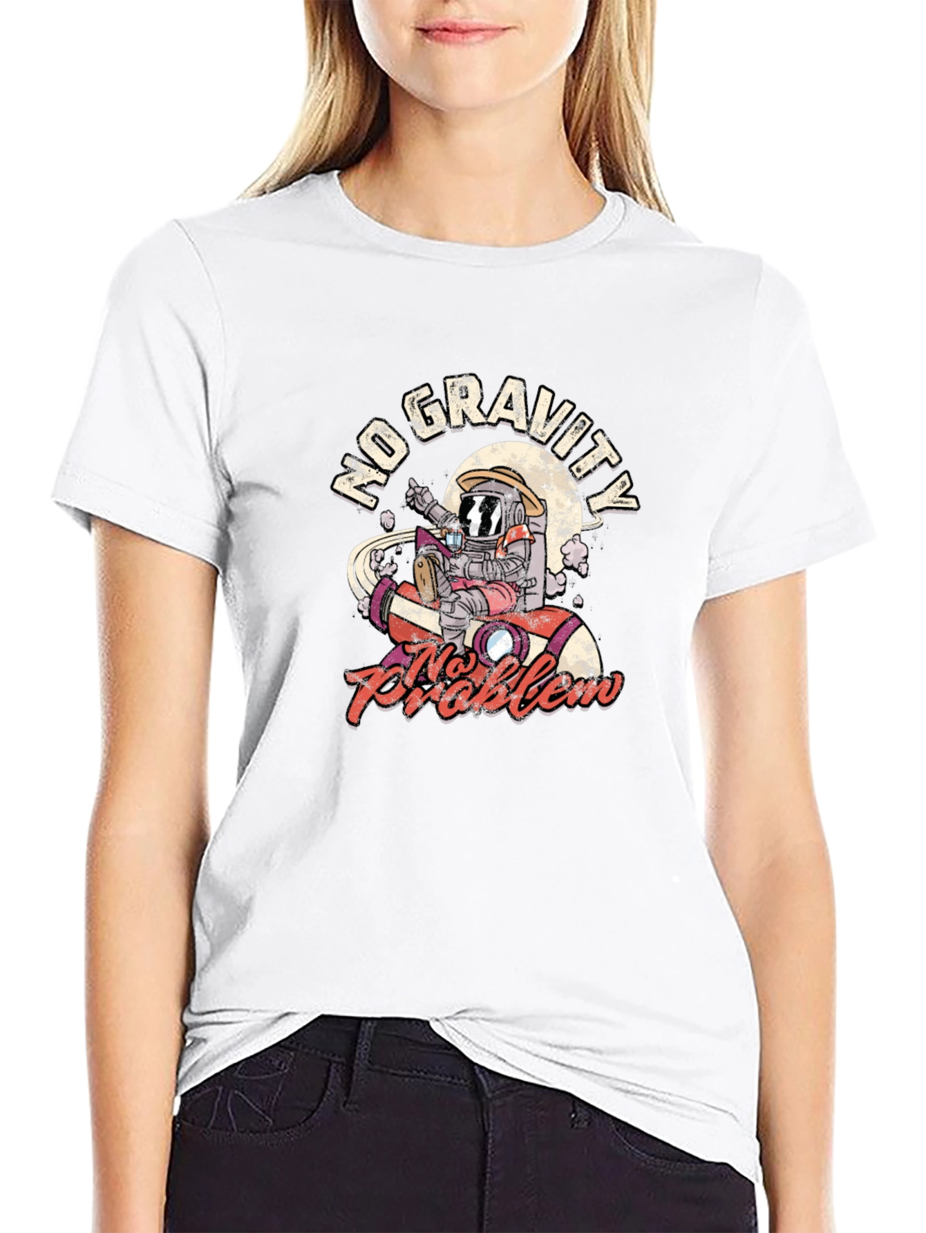No Gravity No Problem Graphic T-Shirt