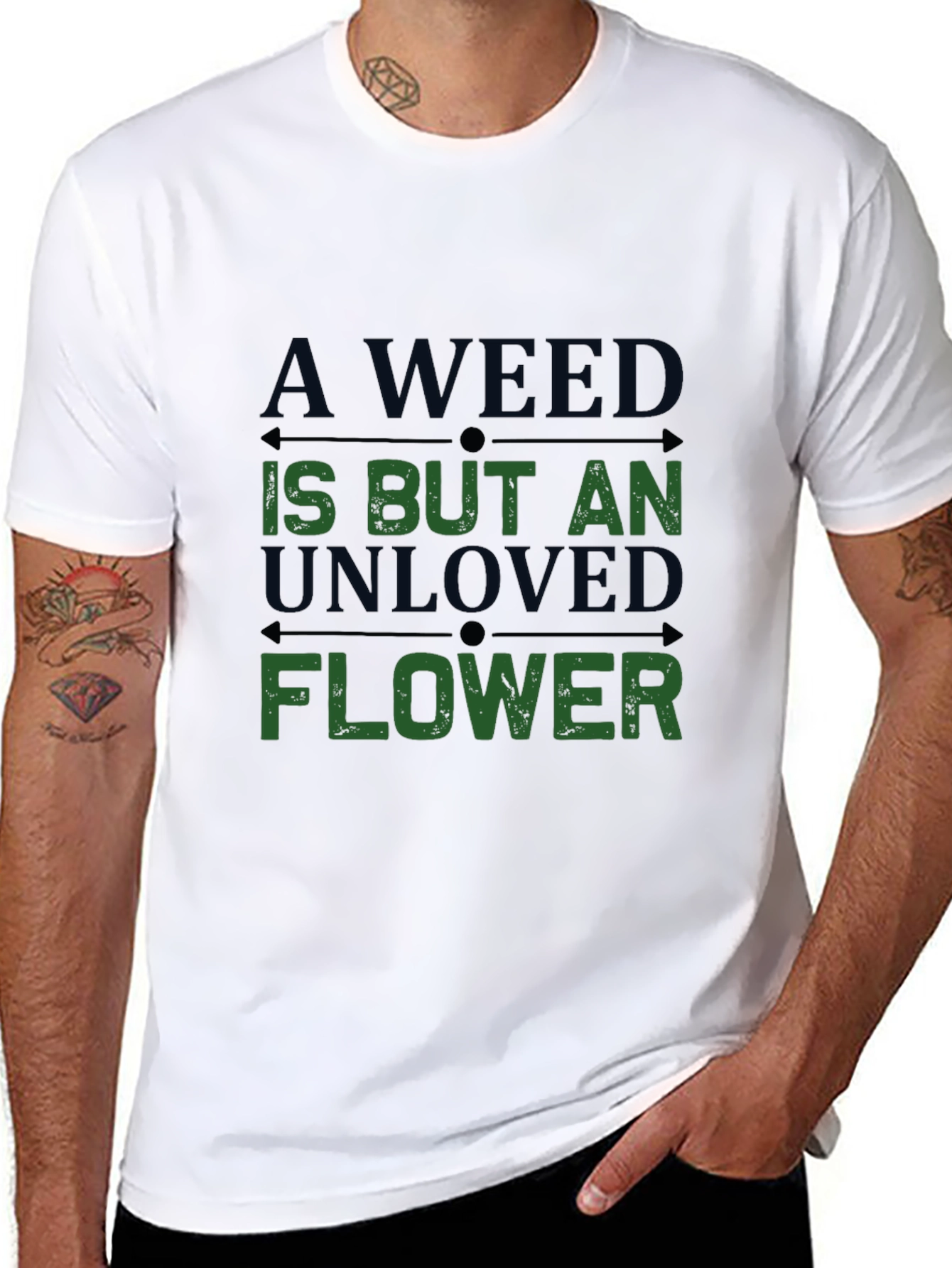 Unloved Flower Graphic T-Shirt