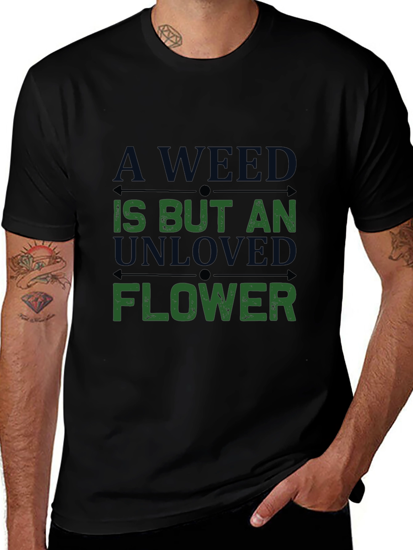 Unloved Flower Graphic T-Shirt