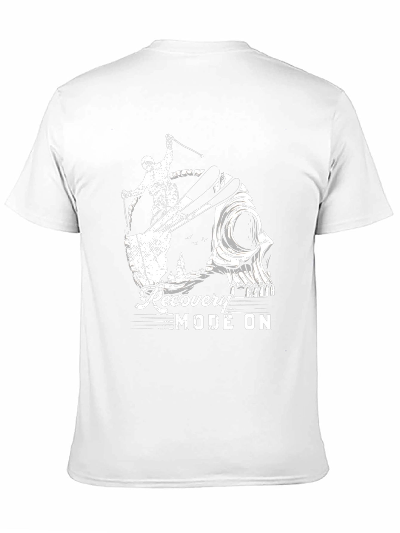 Recovery Mode Ski Skull Graphic Tee
