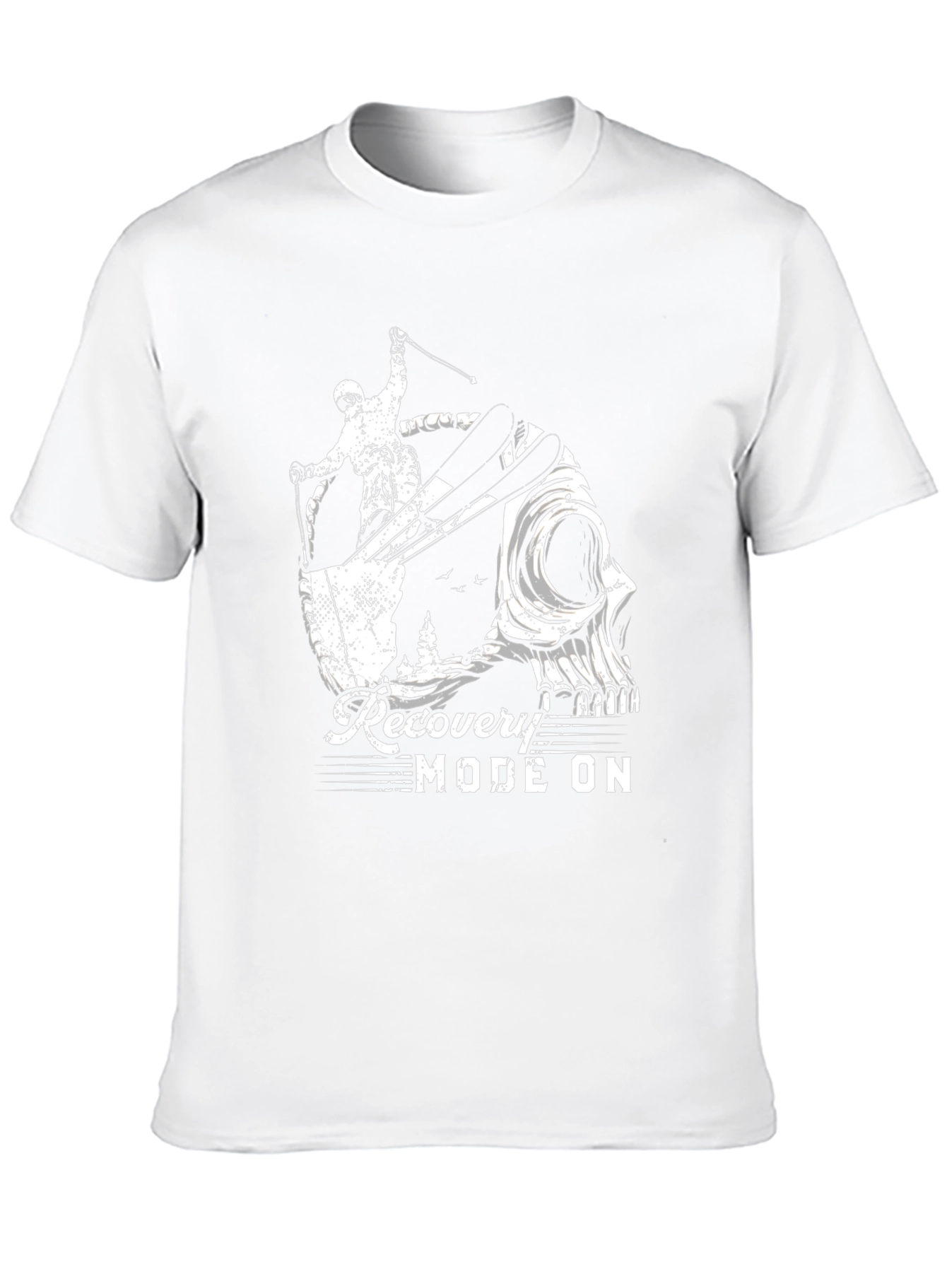 Recovery Mode Ski Skull Graphic Tee