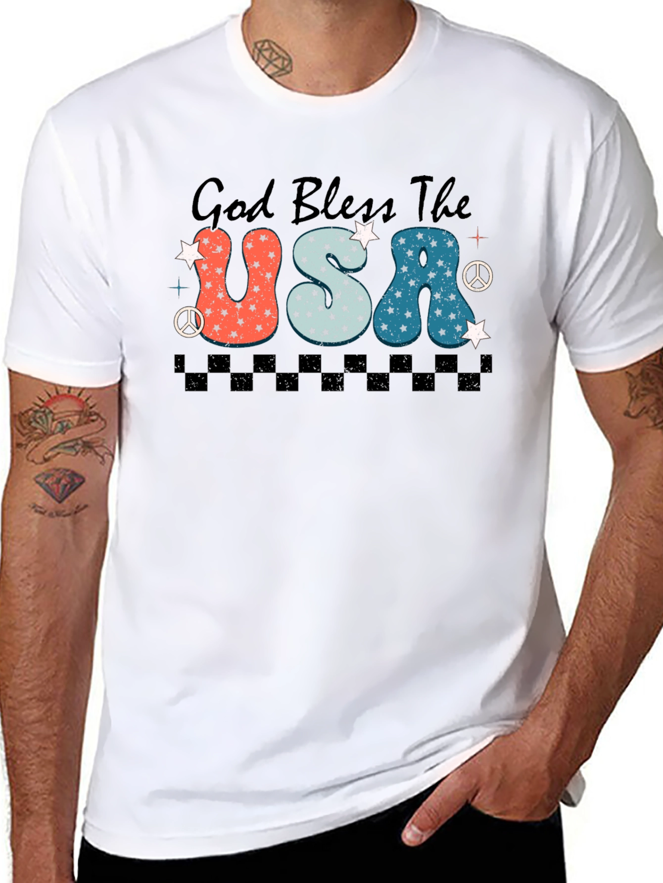 God Bless The USA Patriotic T-Shirt