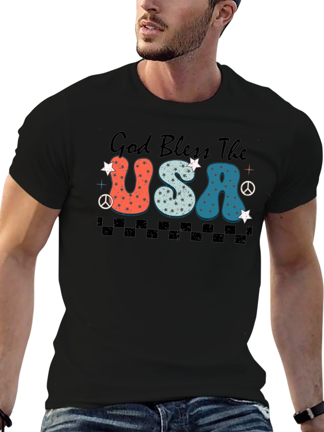 God Bless The USA Patriotic T-Shirt