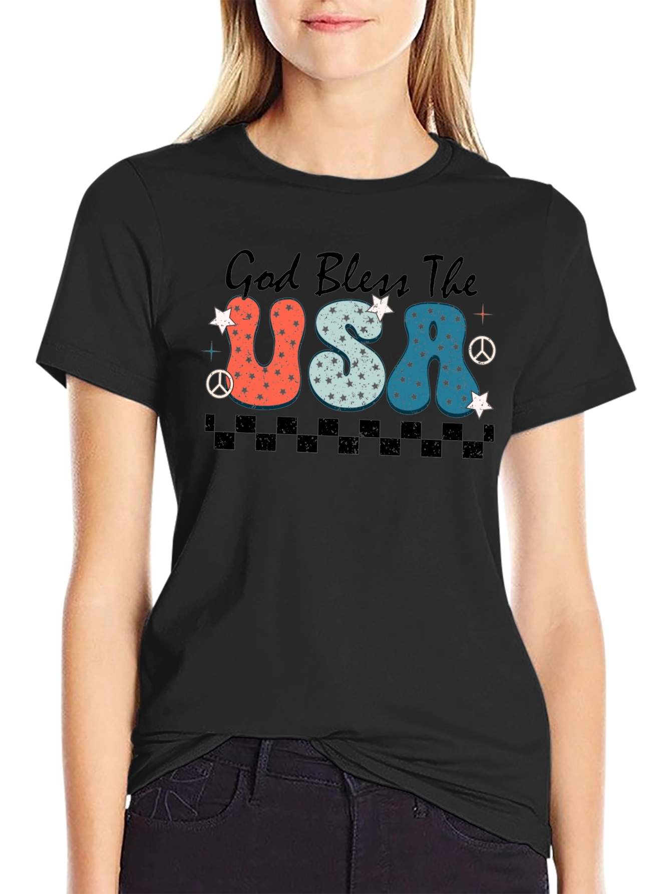 God Bless The USA Patriotic T-Shirt