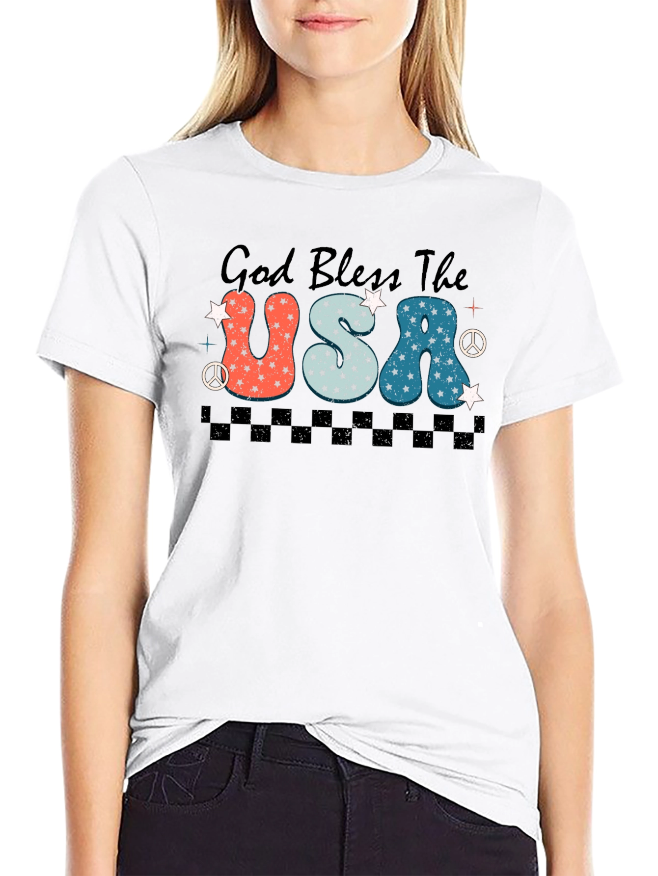 God Bless The USA Patriotic T-Shirt