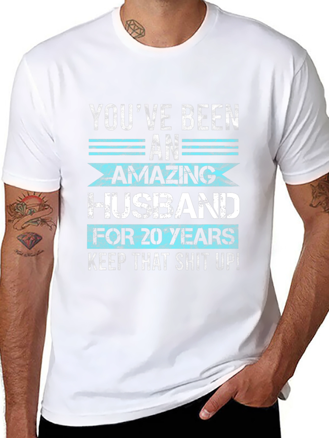 Amazing Husband 20 Year Anniversary T-Shirt