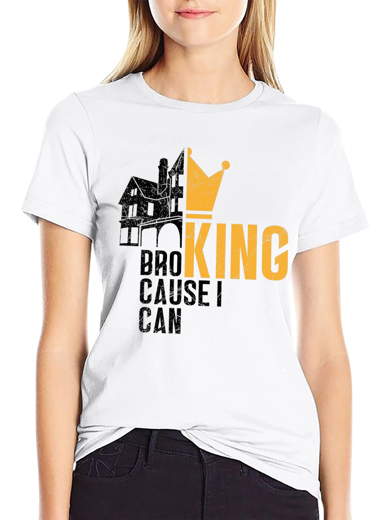 Broking Cause I Can Mens Black T-Shirt