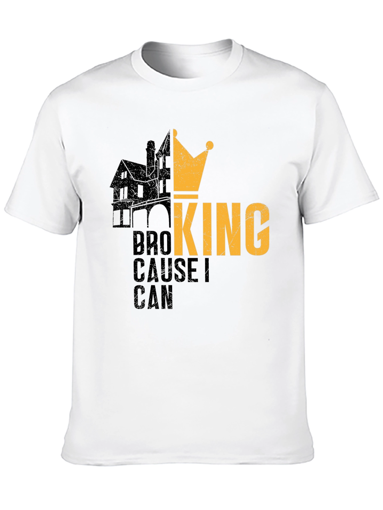 Broking Cause I Can Mens Black T-Shirt