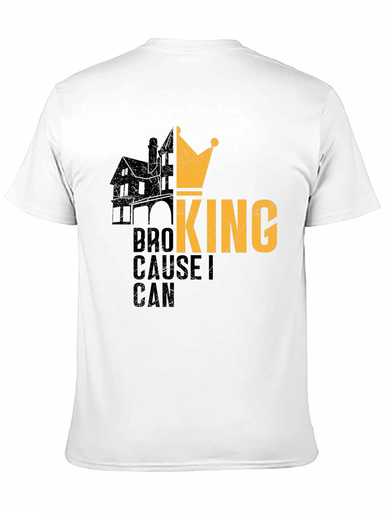 Broking Cause I Can Mens Black T-Shirt
