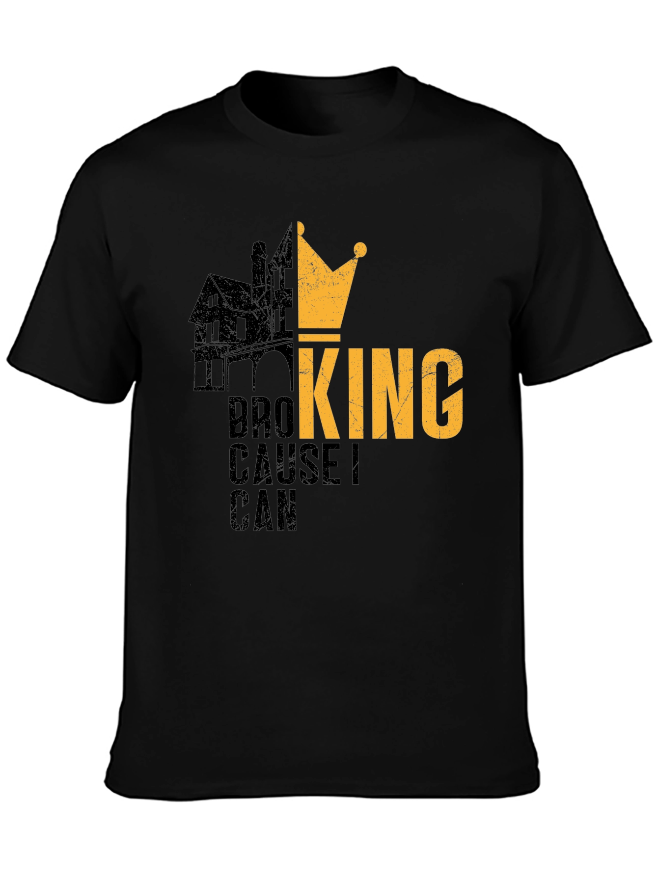 Broking Cause I Can Mens Black T-Shirt