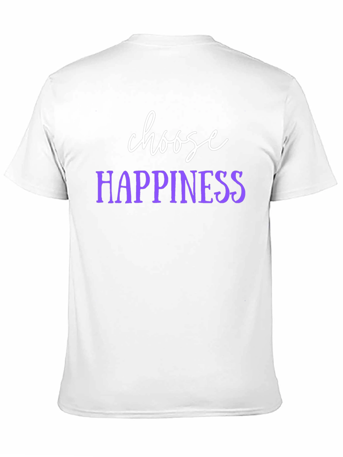 Choose Happiness Black Graphic T-Shirt