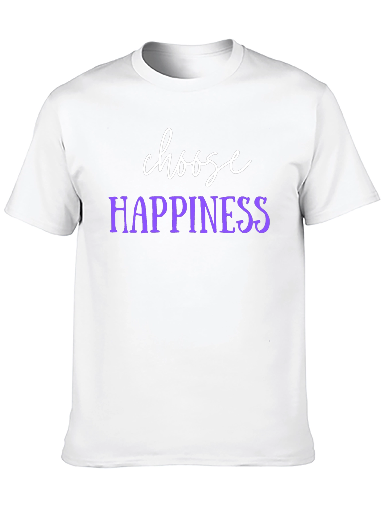 Choose Happiness Black Graphic T-Shirt