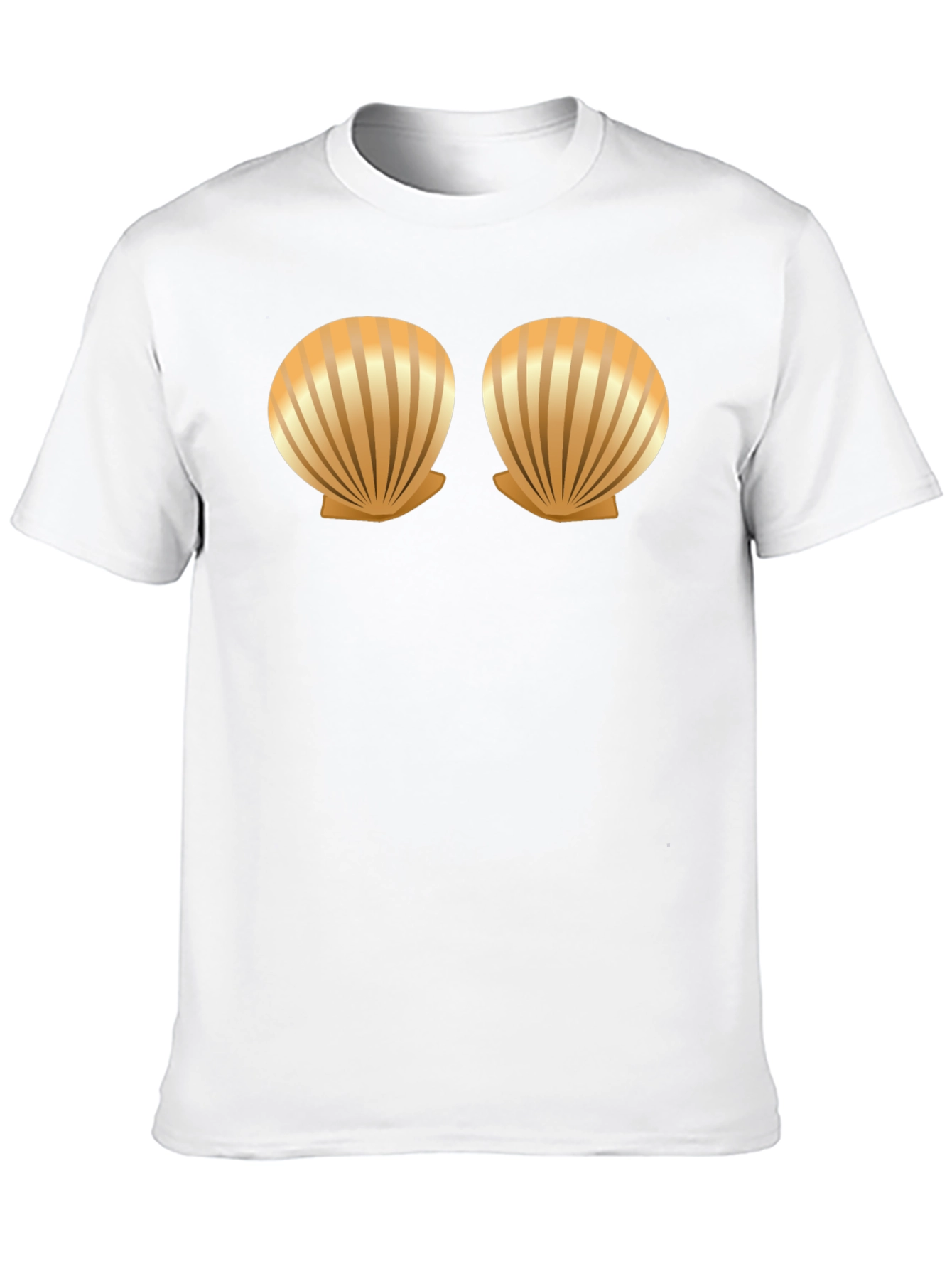 Shell Bra T-Shirt - Novelty Costume Tee