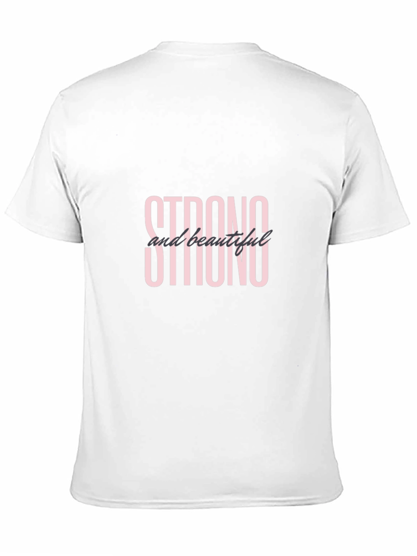 Strong and Beautiful Black Graphic Tee