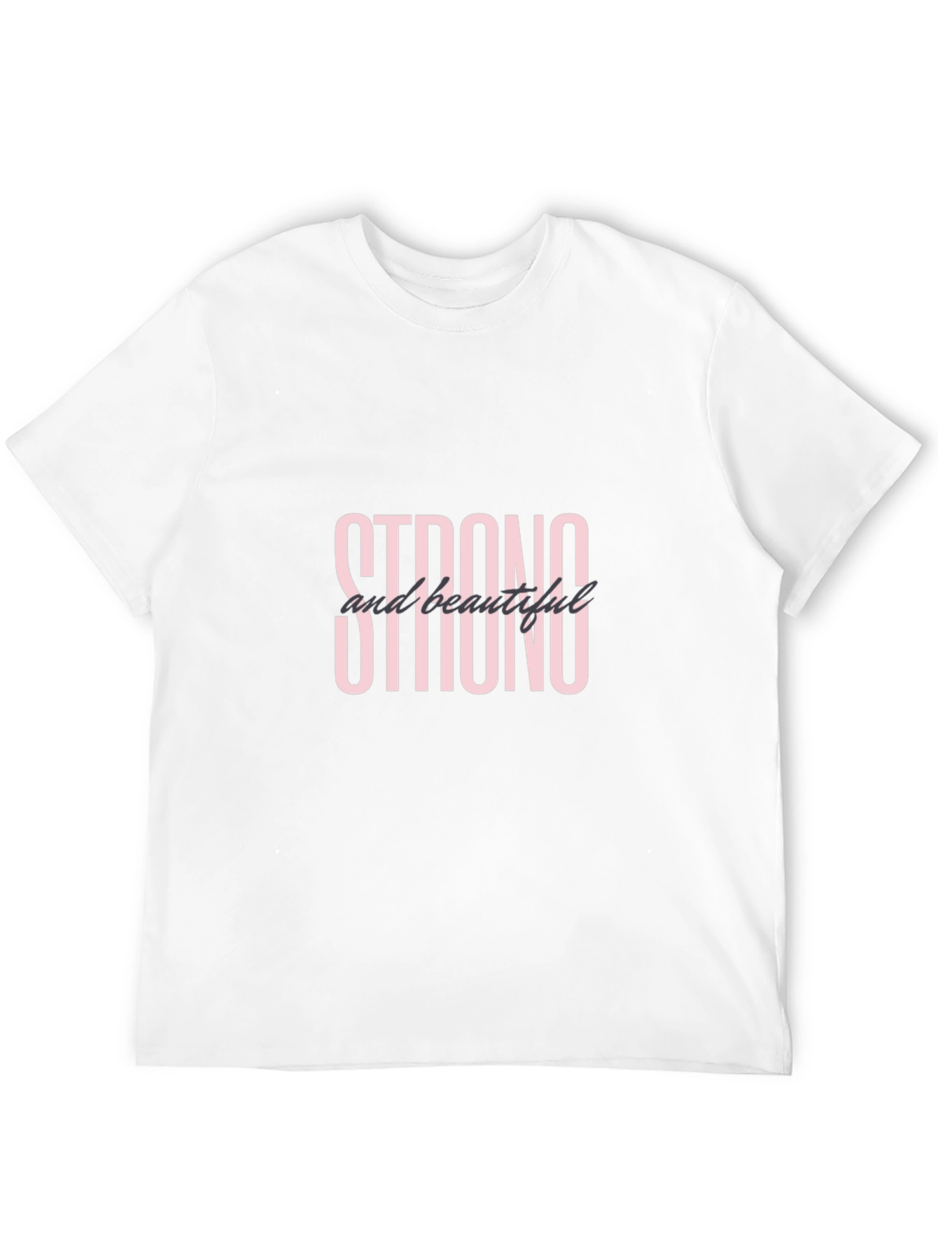Strong and Beautiful Black Graphic Tee