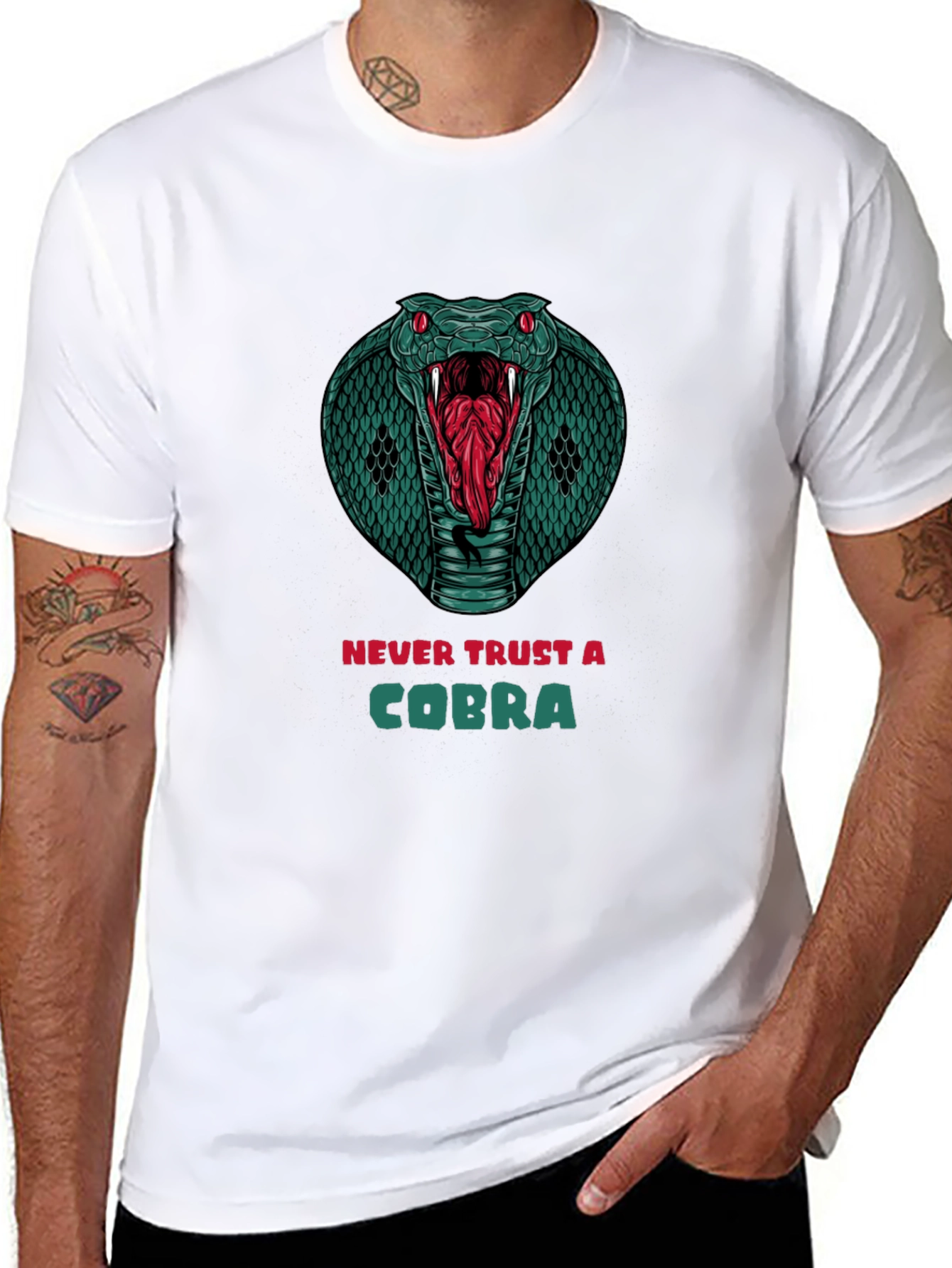 Never Trust a Cobra Graphic T-Shirt