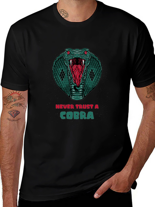 Never Trust a Cobra Graphic T-Shirt