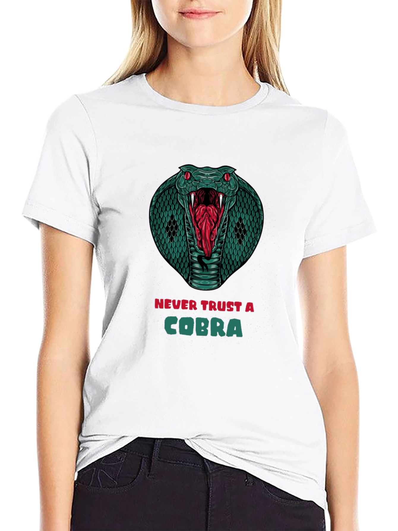 Never Trust a Cobra Graphic T-Shirt
