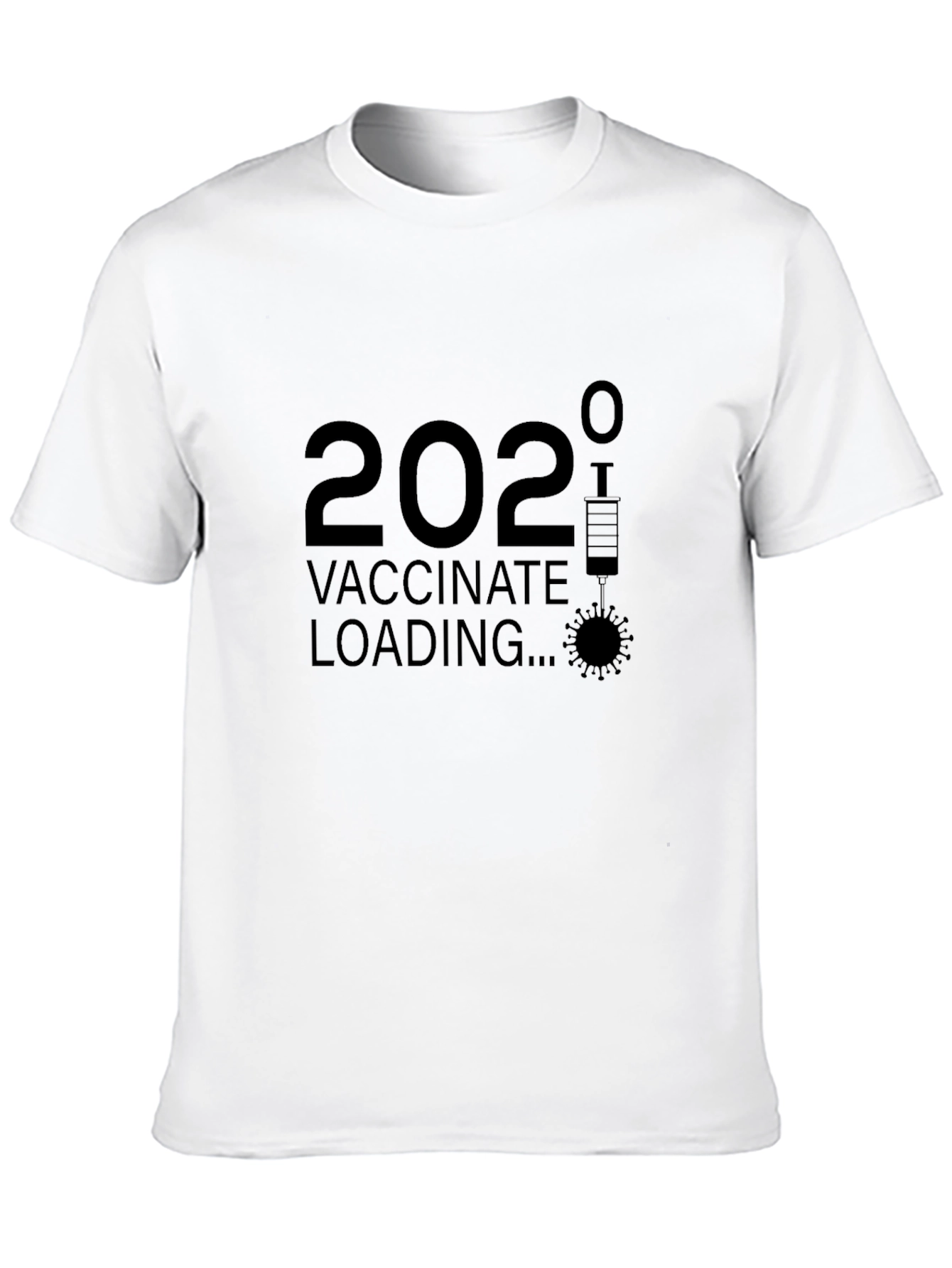 Vaccinate Loading 2021 Graphic Tee - Black