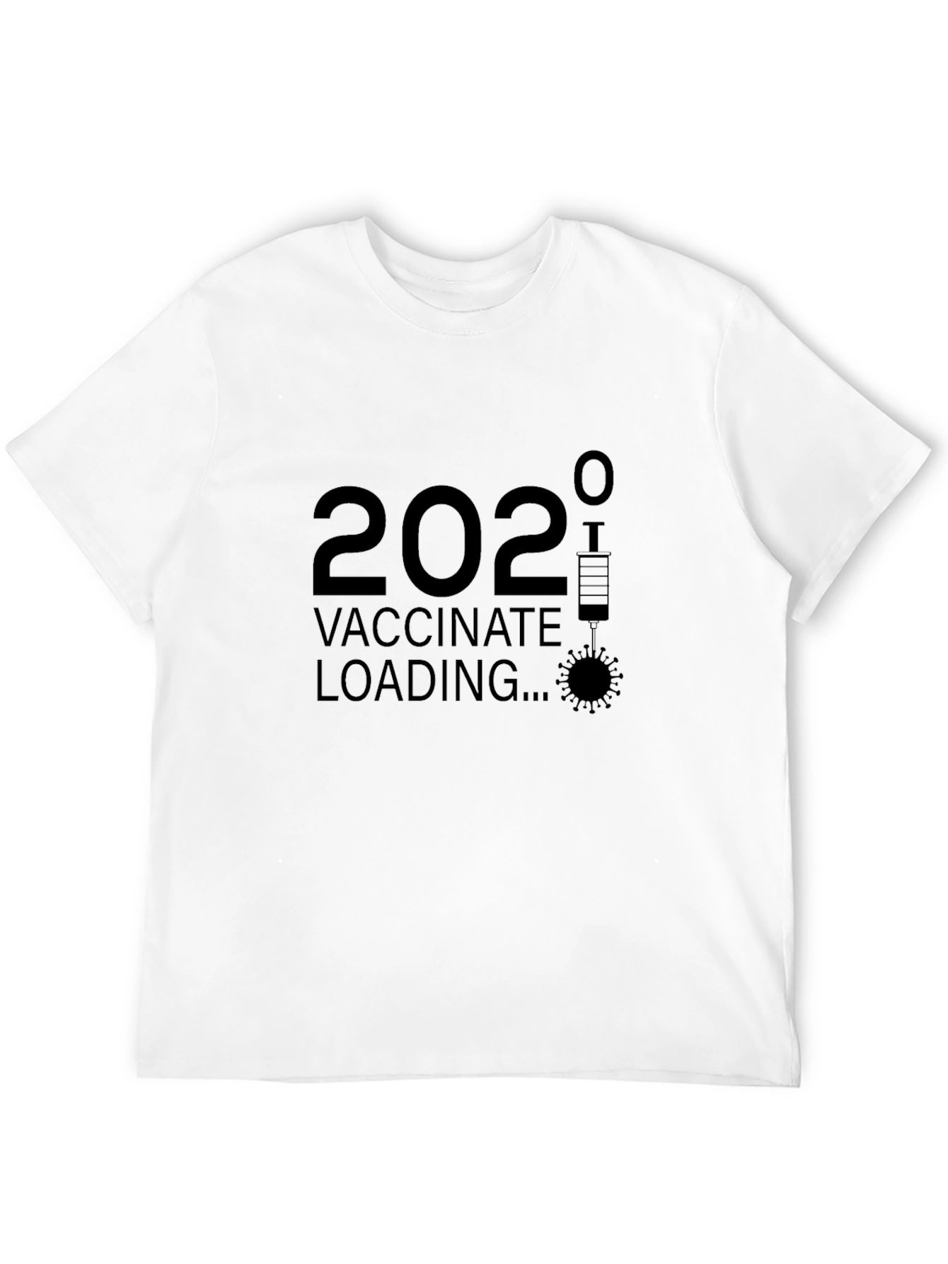 Vaccinate Loading 2021 Graphic Tee - Black