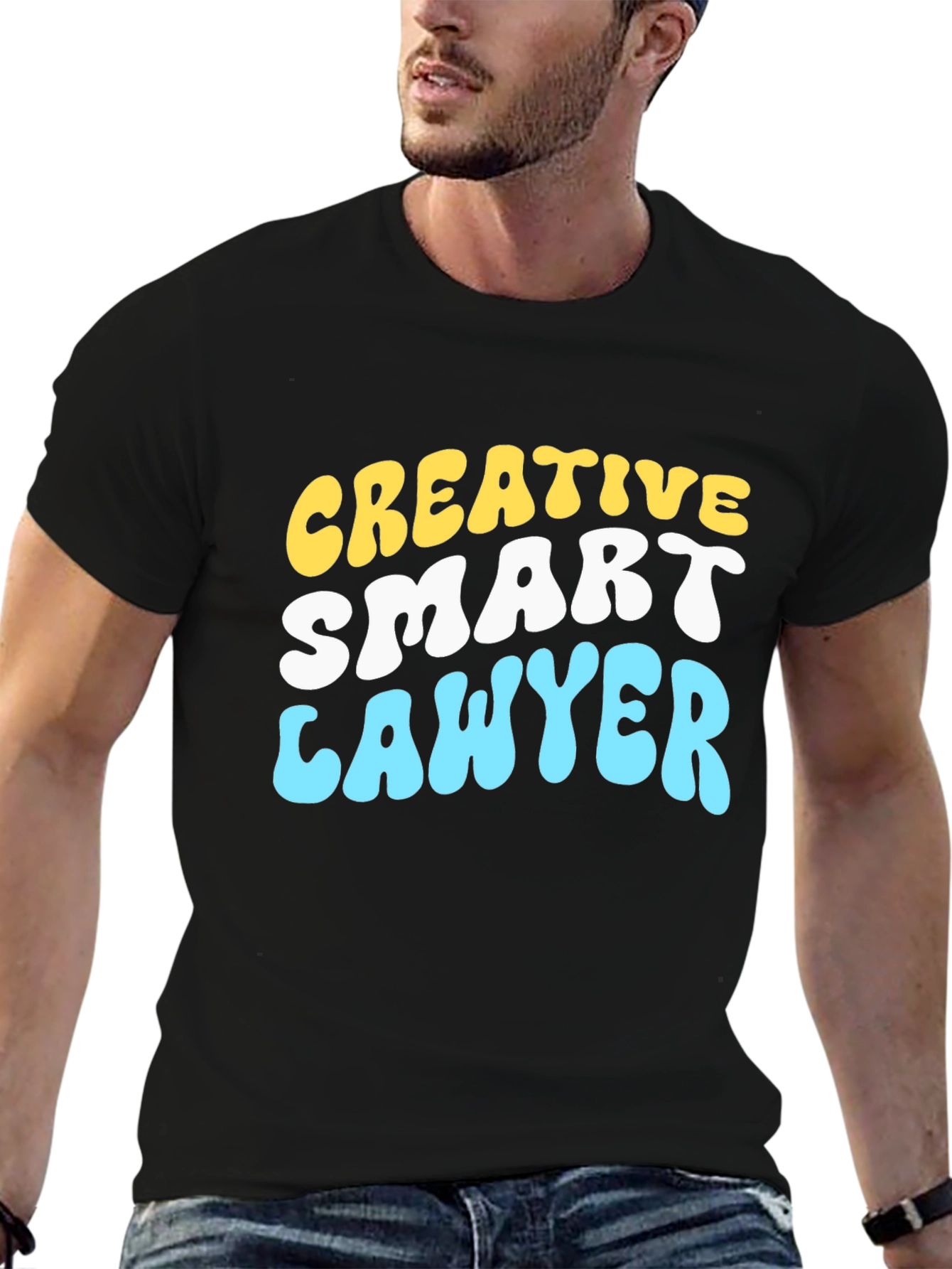 Creative Smart Lawyer Tee - Trendy Attorney T-Shirt