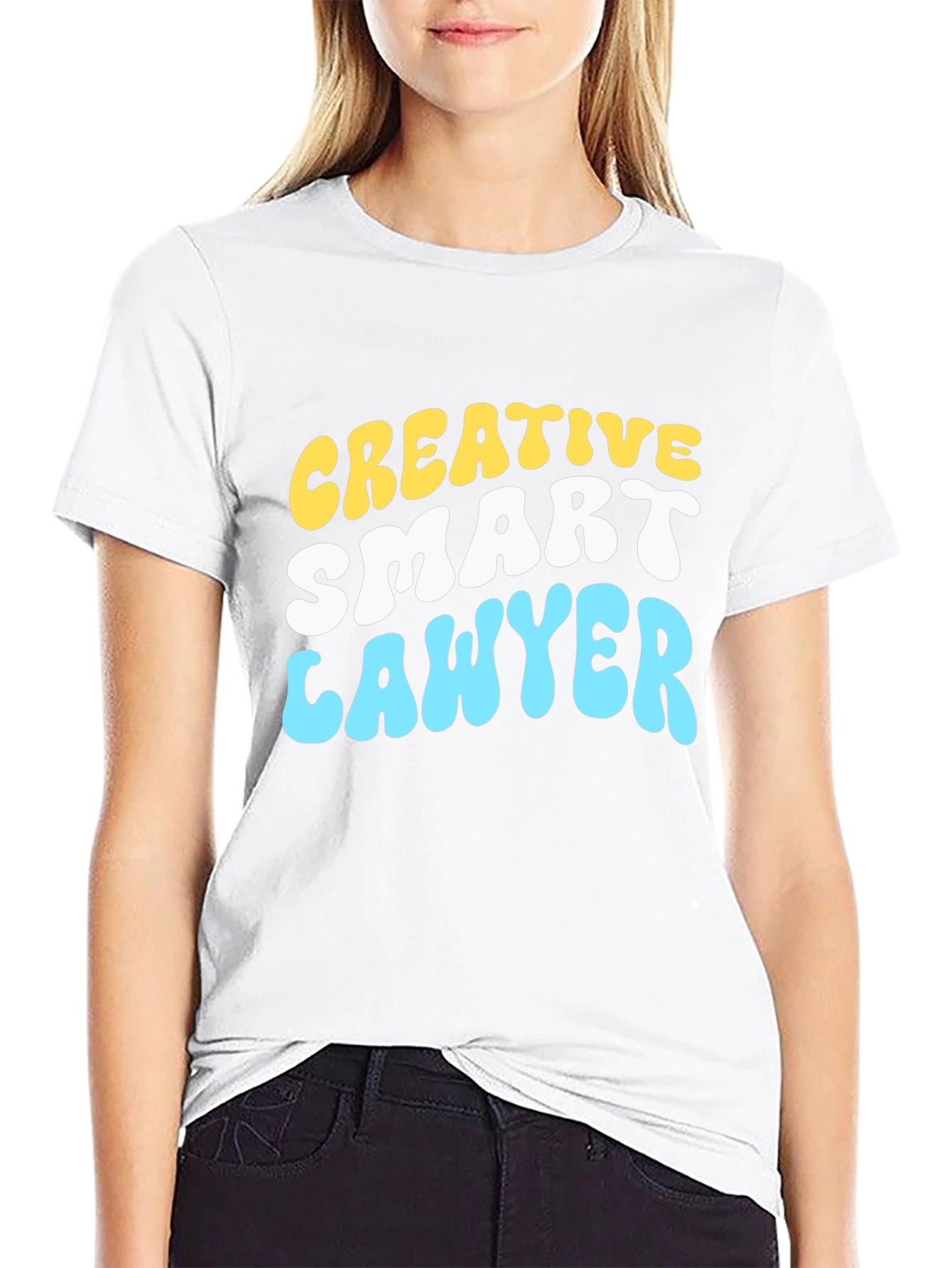 Creative Smart Lawyer Tee - Trendy Attorney T-Shirt