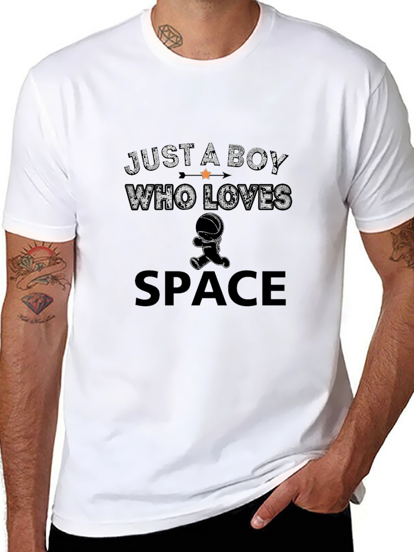 Just A Boy Who Loves Space T-Shirt