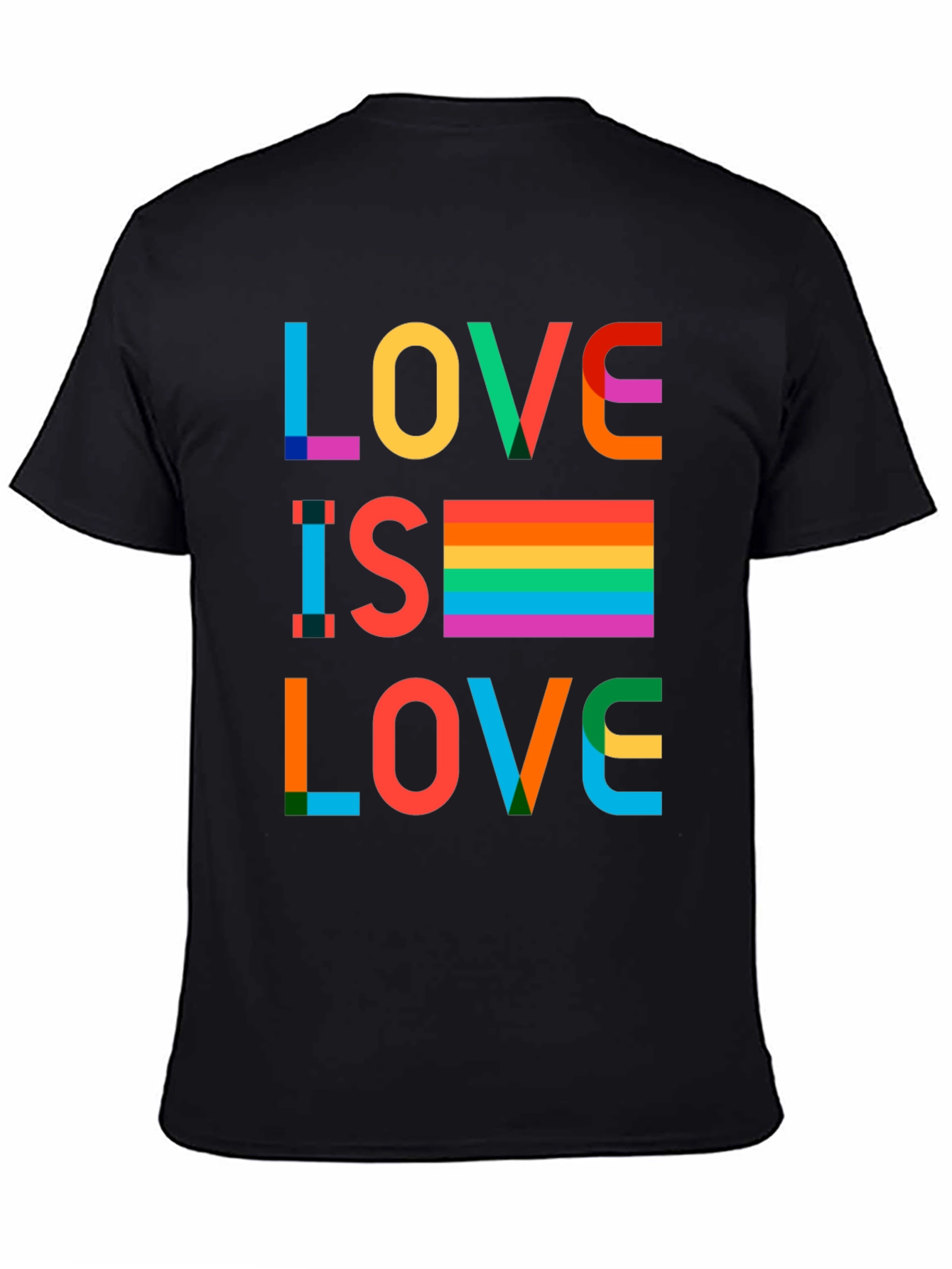 Love Is Love Rainbow Graphic T-Shirt